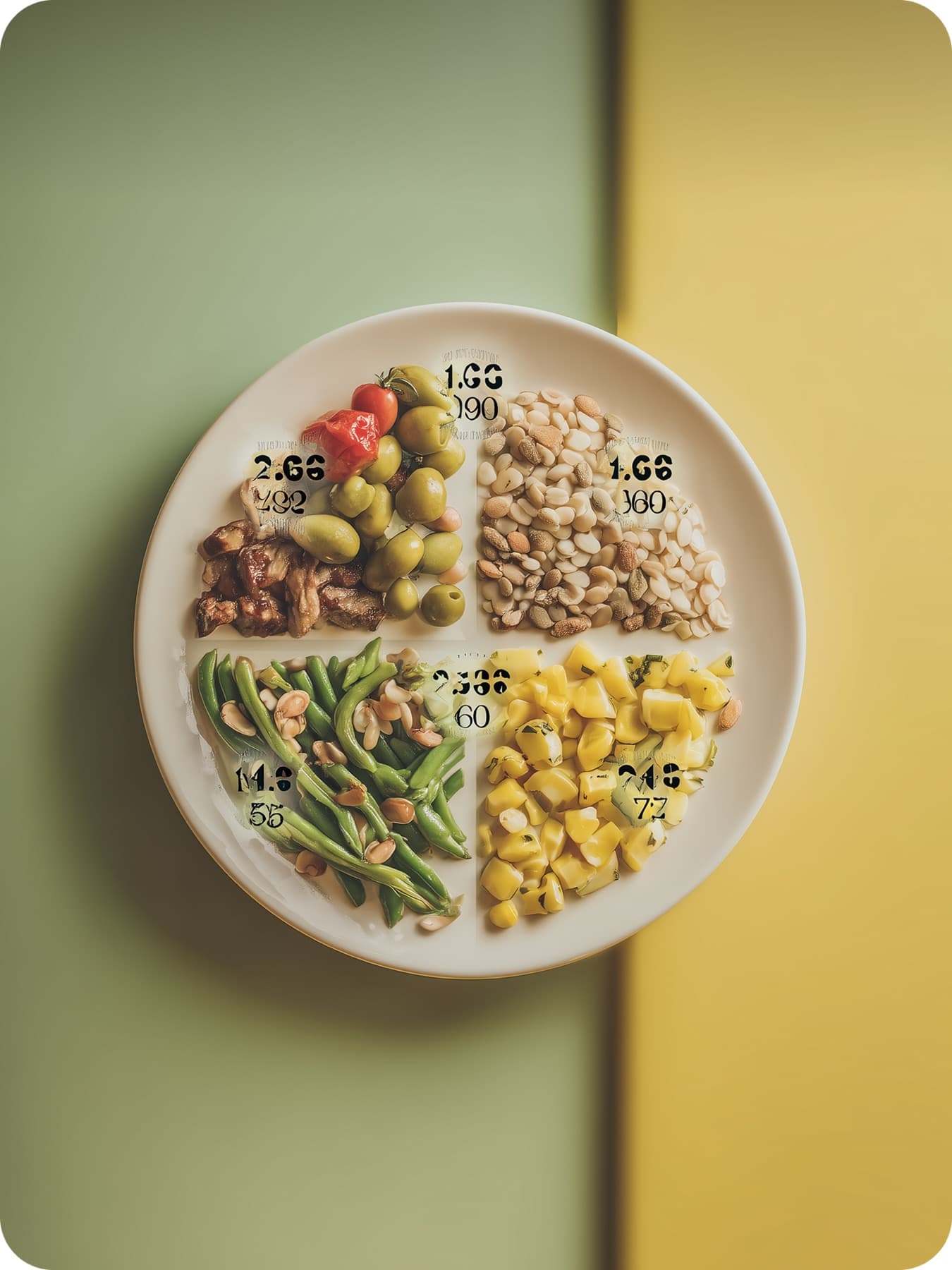 Reprinted paper menus stacked in a kitchen